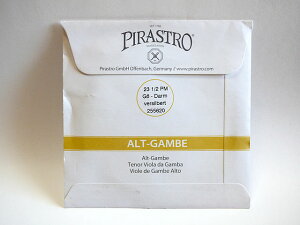 �A���g �K���o�� G6 �s���X�g�� (�e�i�[ ���B�I�� �_ �K���o) PIRASTRO ALT GAMBE G6 Nr.2556(Tenor Viola da Gambe)