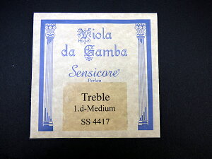 Viola da Gamba Treble 1.d SS4417Super-Sensitive Sensicore Perlon Medium rI _ Ko gu 1.d