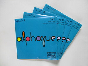 �`�F�����Z�b�g �A���t�@���[(�A���t�@�C��) THOMASTIK alphayue set Cello AL400