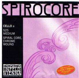 チェロ弦 スピロコア A線 S25(4/4) THOMASTIK SPIROCORE Cello