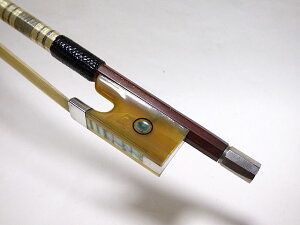 �t�F���i���u�R �����p �V���o�[���^�� �t���b�O �o�C�I�����| Pernambuco Horn Silver frog Violin Bow