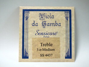 Viola da Gamba Treble 3.e SS4437Super-Sensitive Sensicore Perlon Medium rI _ Ko gu 3.e
