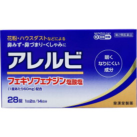【第2類医薬品】 ★アレルビ 28錠 アレルギー性鼻炎薬