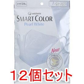SMART COLOR(スマートカラー) パールホワイト ふつうサイズ 7枚入×12個セット