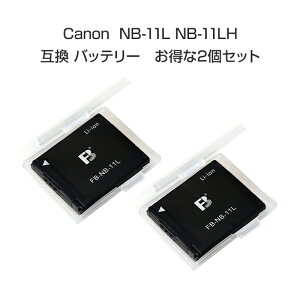 Canon Lm NB-11L NB-11LH ݊ obe[2Zbg fW^Jobe[ 530mAh 3.6V ėpobe[ 񏃐i JANZT[ B