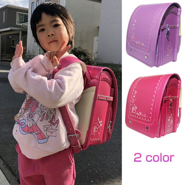 楽天市場】ランドセル 刺繍入り 女の子 可愛い 軽い 小学生 1年生から6 