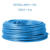 CAT 6A LANケーブル100m 100メートル 10ギガビット 10Gbps 500MHz 光回線対応 超高速通信 ルーター パソ…