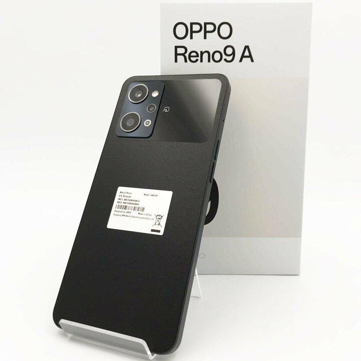 楽天市場】未使用品 OPPO Reno9 A A301OP 128GB ナイトブラック 本体 Y  