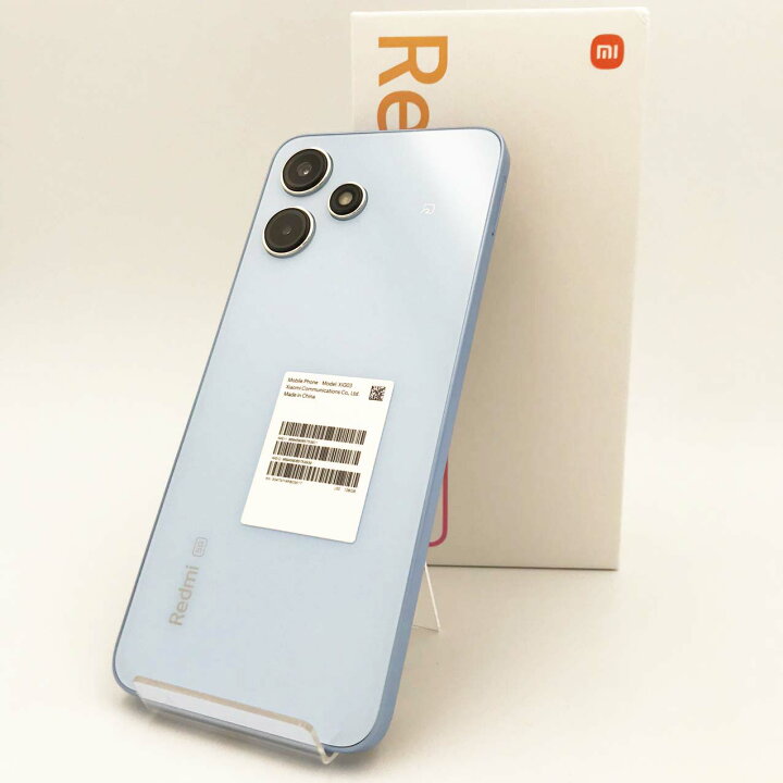 バッテリー80％以上 美品 XIG03 Redmi 12 5G スカイブルー 中古 SIM 