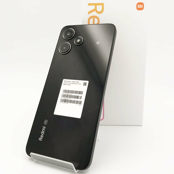 楽天市場】未使用品 Xiaomi Redmi 12 5G XIG03 128GB ミッドナイト  