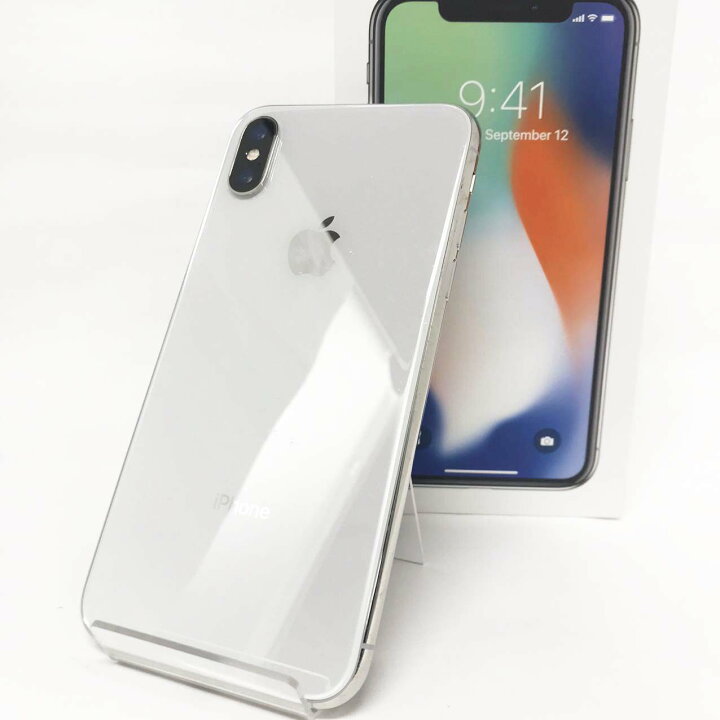 楽天市場】【中古Cランク】iPhone X 64GB 本体 シルバー バッテリー 