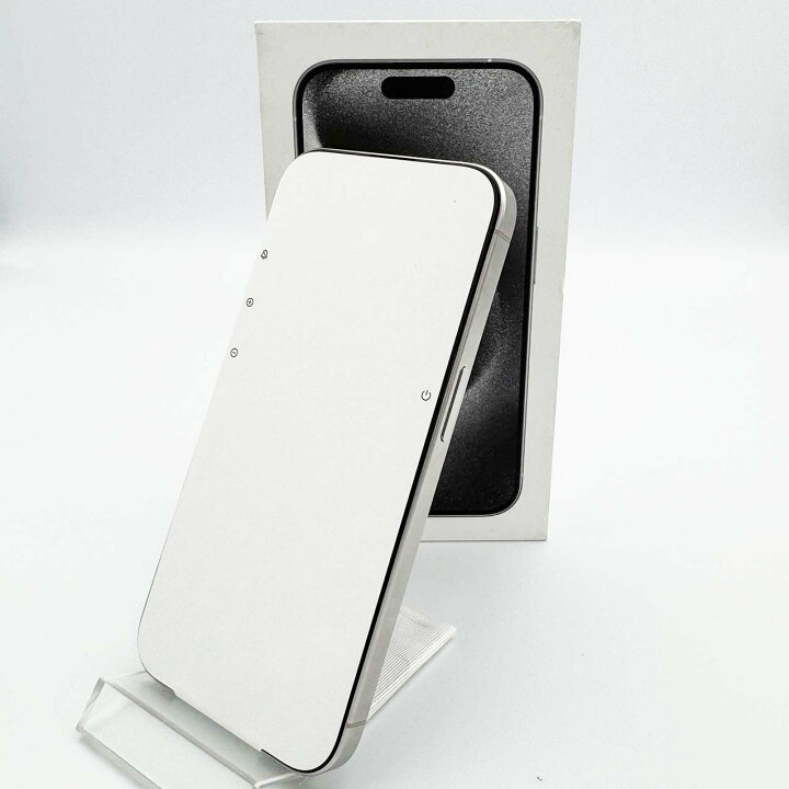楽天市場】未使用品 iPhone15 Pro 128GB ホワイトチタニウム 本体 中古  