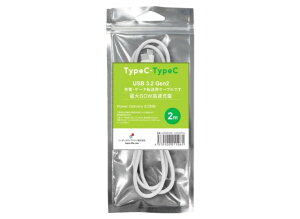 Lazos Type-C to C [d f[^] USB3.2 Gen2 PD ő60W 2m USBP[u [d \X ubN zCg