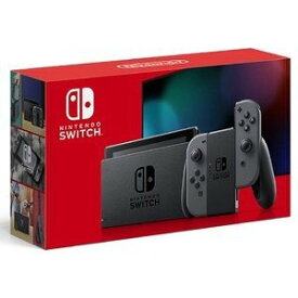 〈クーポンで400円オフ〉新型 Nintendo Switch ニンテンドースイッチ 本体 Joy-Con グレー 任天堂 ゲーム機 プレゼント ギフト 家族 ファミリー [ラッピング対応可]