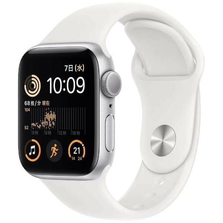 楽天市場】Apple Watch SE 第2世代 GPSモデル 40mm MNJV3J/A [シルバー  