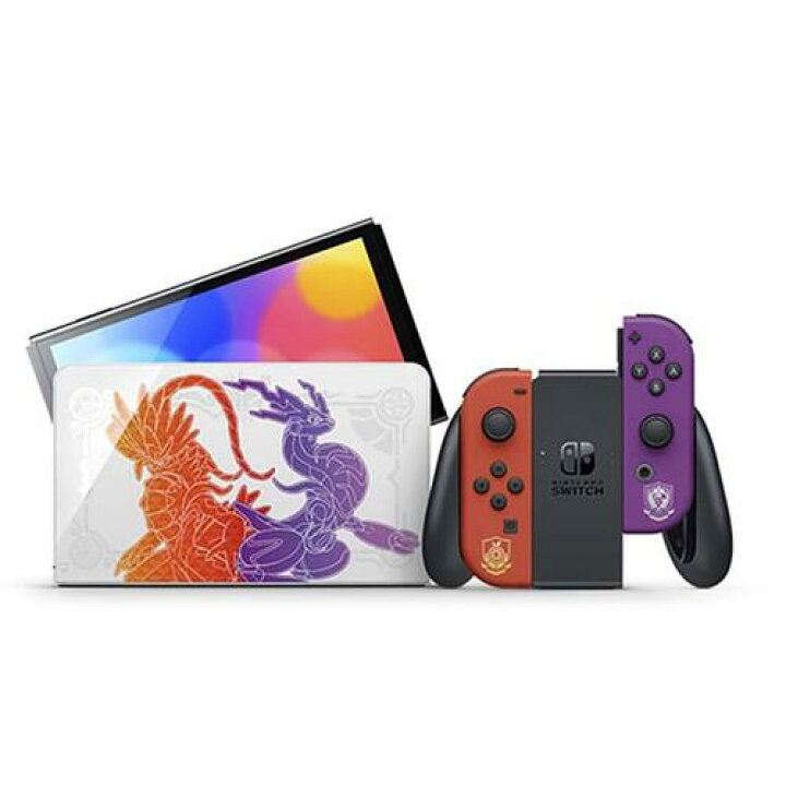 楽天市場】Nintendo Switch(有機ELモデル) スカーレット・バイオレット  