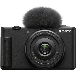 SONY �\�j�[ ���L�p �P�œ_�����Y��̌^ �f�W�^���J���� VLOGCAM ZV-1F (B) [�u���b�N]�y���b�s���O�Ή��z R-LOGI