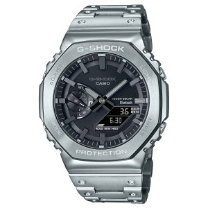 CASIO G-SHOCK FULL METAL 2100 series �J�V�I �W�[�V���b�N �d�g�\�[���[ GM-B2100D-1AJF �r���v [�V���o�[]�y���b�s���O�Ή��z