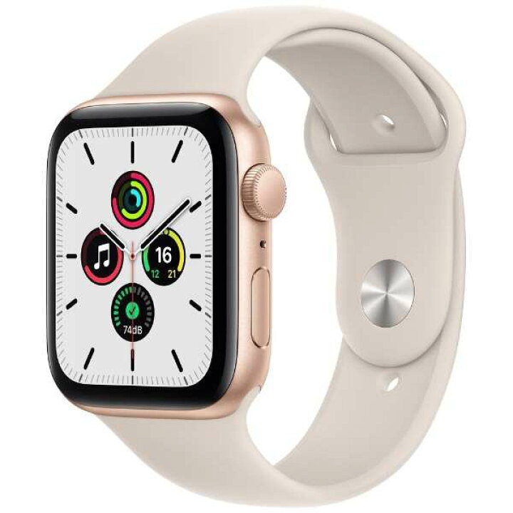 楽天市場】Apple Watch SE GPSモデル 44mm MKQ53J/A スターライト  