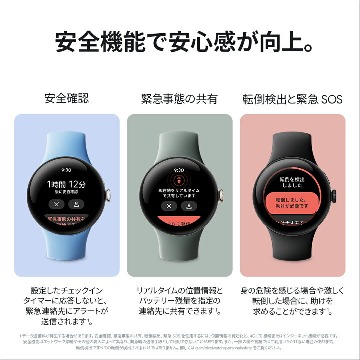 楽天市場】Google Pixel Watch 2 Wi-Fiモデル GA05032-GB [Polished 