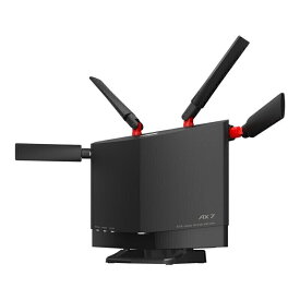 BUFFALO バッファロー AirStation WXR-5700AX7P [ブラック] 無線ルーター Wi-Fi 6対応 ハイパフォーマンスモデル[ラッピング可]