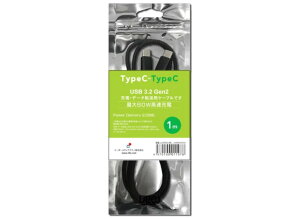 Lazos Type-C to C �[�d �f�[�^�]�� USB3.2 Gen2 PD �ő�60W 1m USB�P�[�u�� �����[�d ���\�X �u���b�N
