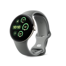 Google Pixel Watch 3 Wi-Fiモデル 41mm GA05758-US [Champagne Gold アルミケース/Hazel アクティブ バンド] [ラッピング可] R-LOGI