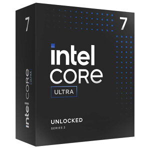 Intel Ce Core Ultra 7 265K BOX RA:20(8+12) 20Xbh X}[gLbV:30MB Intel Graphics[bsO] R-LOGI