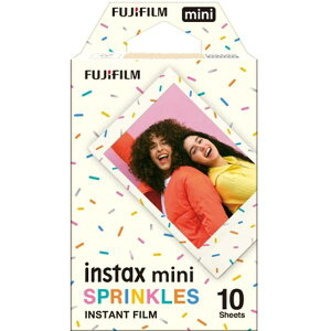 FUJIFILM �x�m�t�C���� �`�F�L�t�B���� instax mini SPRINKLES 10���� �X�v�����N���Y[���b�s���O�s��]