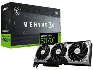 MIS GeForce RTX 5070 Ti 16G VENTUS 3X OC [PCIExp 16GB][bsO] R-LOGI