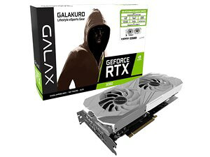 lu GALAKURO NVIDIA OtBbN{[h GK-RTX3060-E12GB/OC/WHITE [PCIExp 12GB] GeForce RTX3060[bsO] R-LOGI
