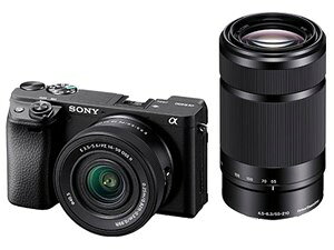 SONY �~���[���X���J���� ILCE-6400X �_�u���Y�[�������Y�L�b�g [�u���b�N][���b�s���O��]