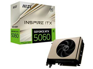 MSI GeForce RTX 5060 8G INSPIRE ITX OC [PCIExp 8GB][bsO] R-LOGI