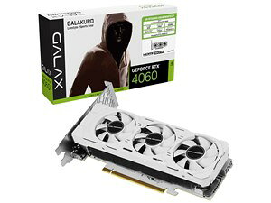 lu NVIDIA GeForce RTX 4060 [vt@CΉ OtBbN{[h GK-RTX4060-E8GB/WHITE/LP [PCIExp 8GB][bsO] R-LOGI