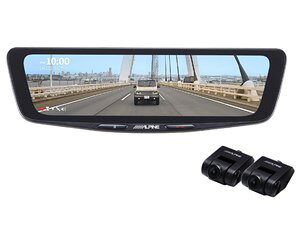 ALPINE DVR-DM1000A2-IC �h���C�u���R�[�_�[���� 10�^�f�W�^���~���[ �ԓ��p���A�J����[���b�s���O��]