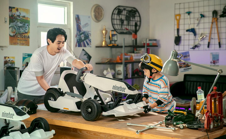 楽天市場】ナインボット NiNEBOT GO KART KIT ゴーカート キット S-pro 