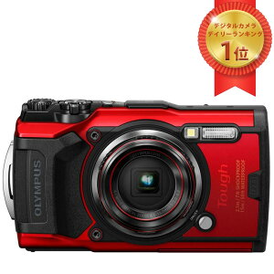 �I�����p�X Tough TG-6 RED �i���b�h�j �R���p�N�g�f�W�^���J���� �y���b�s���O�Ή��z R-LOGI