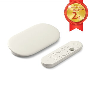 Google �O�[�O�� TV Streamer (4K) �X�g���[�~���O�f�o�C�X GA05662-JP [Porcelain][���b�s���O��] R-LOGI