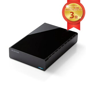 ELECOM HDD �O�t���n�[�h�f�B�X�N 6TB �t�@�����X�É��݌v ELD-HTV060UBK [�u���b�N][���b�s���O��] R-LOGI