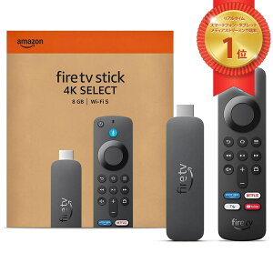 Amazon Fire TV Stick 4K Select (TVer/YouTube�{�^��)[���b�s���O�s��]