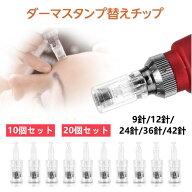 一部即納 ダーマペン 電動ダーマスタンプの替えチップ 9針 12針 26針 36針 42針 10個 20個 セット 凹肌 …