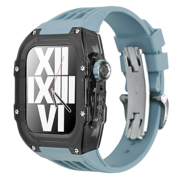 楽天市場】アップルウォッチ バンド ケース カバー 2点セット シリコン  