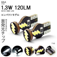 10系 前期/後期 マークX ジオ LED ポジション球 ナンバー灯 バックランプ T10/T16 ウェッジ 1.3W 120LM 9…