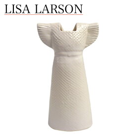 リサラーソン 花瓶 ドレス ホワイト ワードローブ 1560403 Lisa Larson Clothes /Wardrobe Dress 花器・フラワーベース・陶器置物・北欧・オブジェ