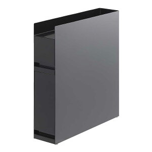 山崎実業 公式 オンラインショップ tower タワー キッチンラック 収納 隠せる調味料ラック 2段 ホワイト ブラック 4334 4335 スパイスラック スリム 棚 マグネット タワーシリーズ yamazaki