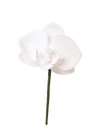 【メール便 対応】 asca アスカ コチョウランピック(S) ホワイト A-34235-001 造花 アーティフィシャルフラワー 花材
