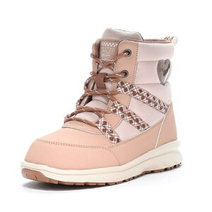 【SALE】【moonstar】NM WPJ020 BEIGE ベージュ ムーンスター ニーモ Ni-mo 子供靴 ジュニア 防水 抗菌防臭 ファスナー付 #足元キラかわメイク スノーブーツ