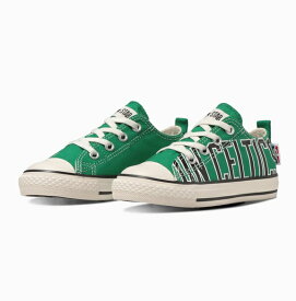 【CONVERSE】CHILD ALL STAR N NBA SLIP OX 3SD632 Boston Celtics チャイルド オールスター N NBA スリップ OX ボストン・セルティックス コンバース カジュアル バスケットボール コラボ ローカット 緑 子供靴 キッズ