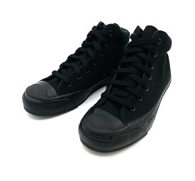 【SALE】【CONVERSE】JACK PURCELL MID▼コンバース ジャックパーセル ミッド 定番モデル コアカラー▼BLACKMONOCHROME(1C833)レディース メンズ ミッドカットスニーカー (JPN)日本正規品