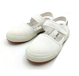 訳あり大特価【返品交換不可】SUPERGA 2558-COTSTRAP J▼WHITE(901)▼S00FP80 スペルガ キッズ ストラップ スニーカー サンダル(16.5-22cm)